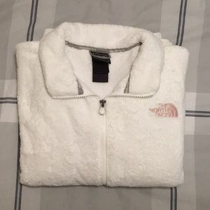 White Northface Fleece Jacket